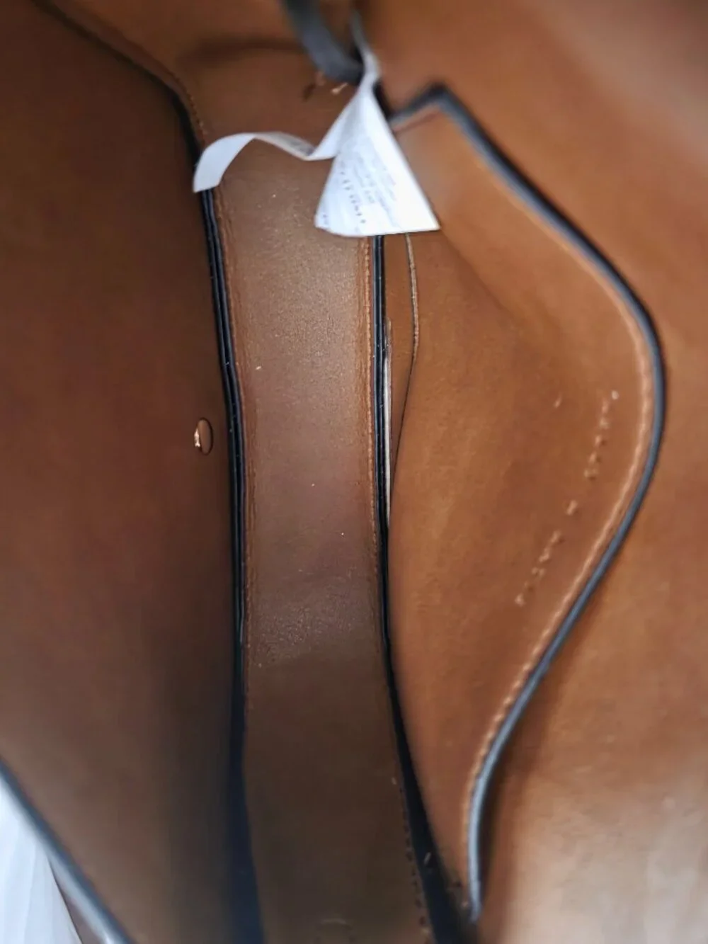 Black Saddle Crossbody Bag
